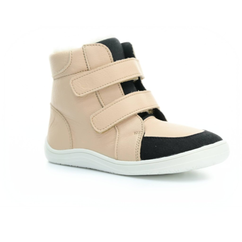 Baby Bare Febo Winter Nude (mit Membran/Asfaltico) beige Barfußstiefeletten