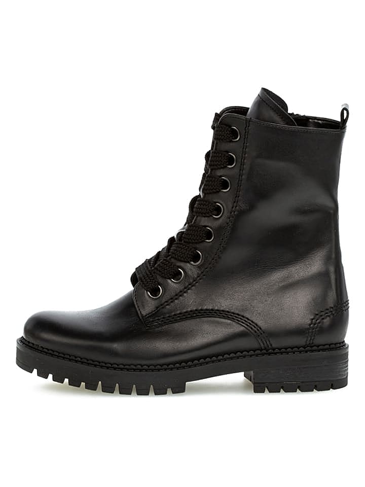 Gabor Leder-Boots in Schwarz günstig kaufen 40