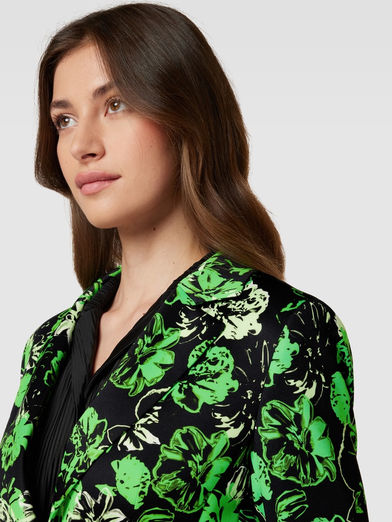 Blazer mit Allover-Muster in grün