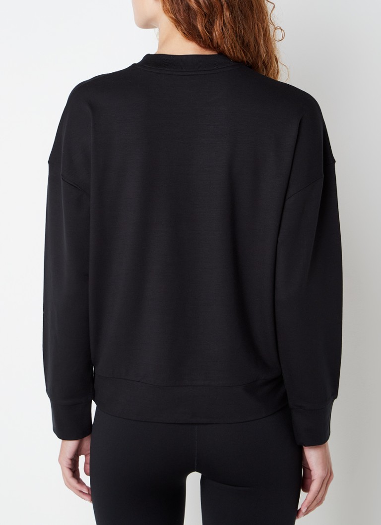 Pulover HUGO BOSS Select Lounge cu logo brodat