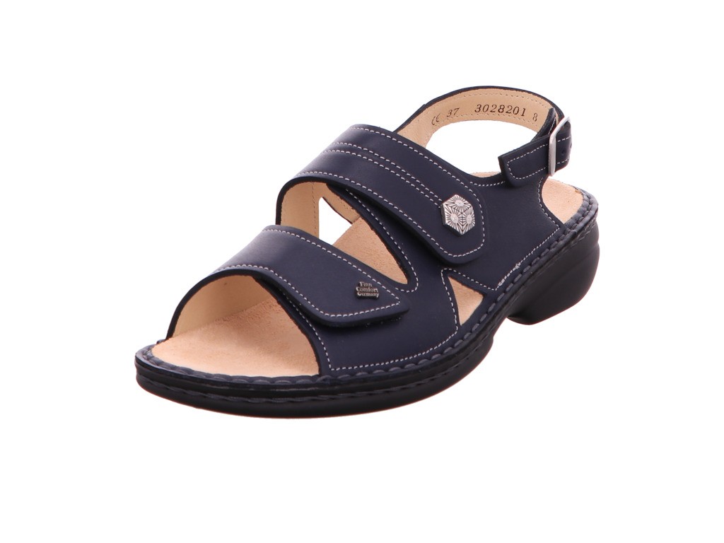 FINN COMFORT Komfort Sandalen blau Milos Atlantic Nube
