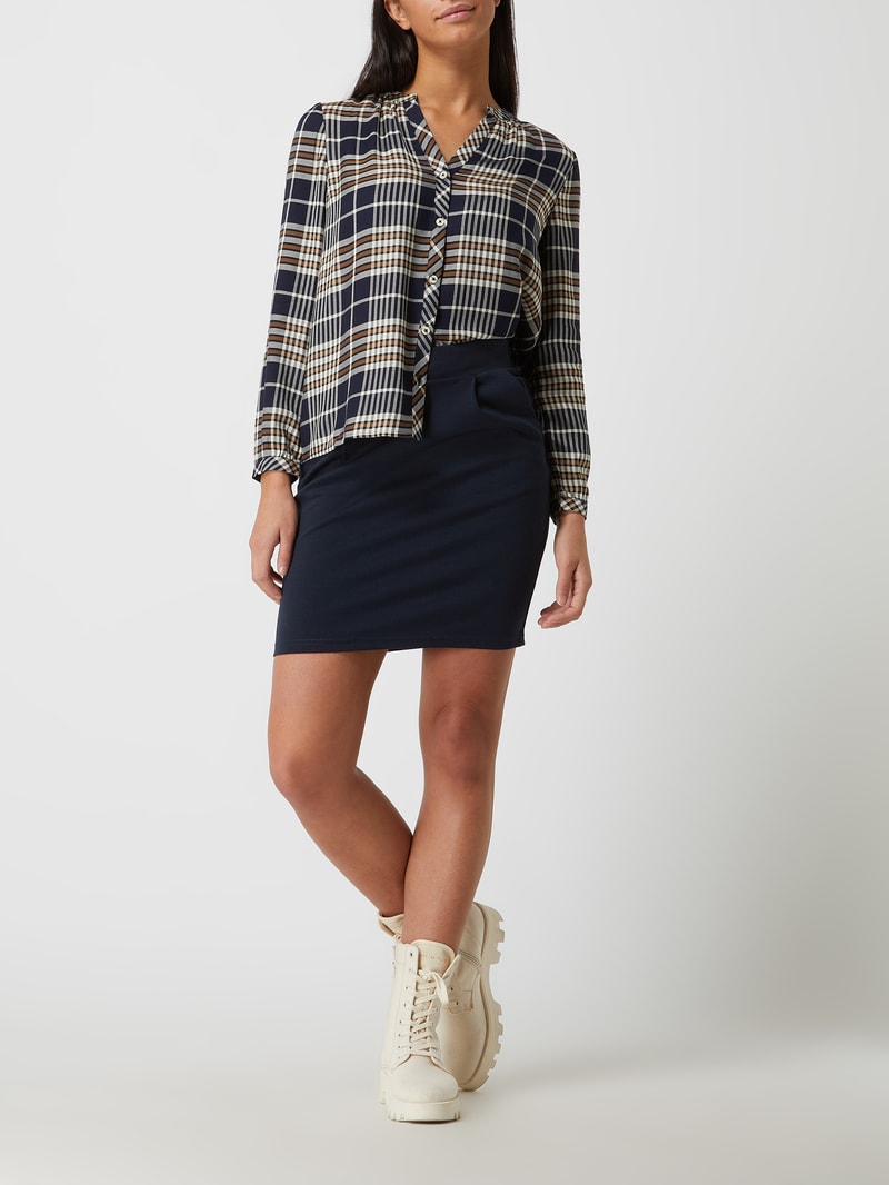 Minirock aus Jersey Modell 'Kate' in marineblau