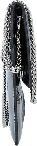 Patrizia Pepe Fly Glossy Clutch Tasche Leder 28 cm