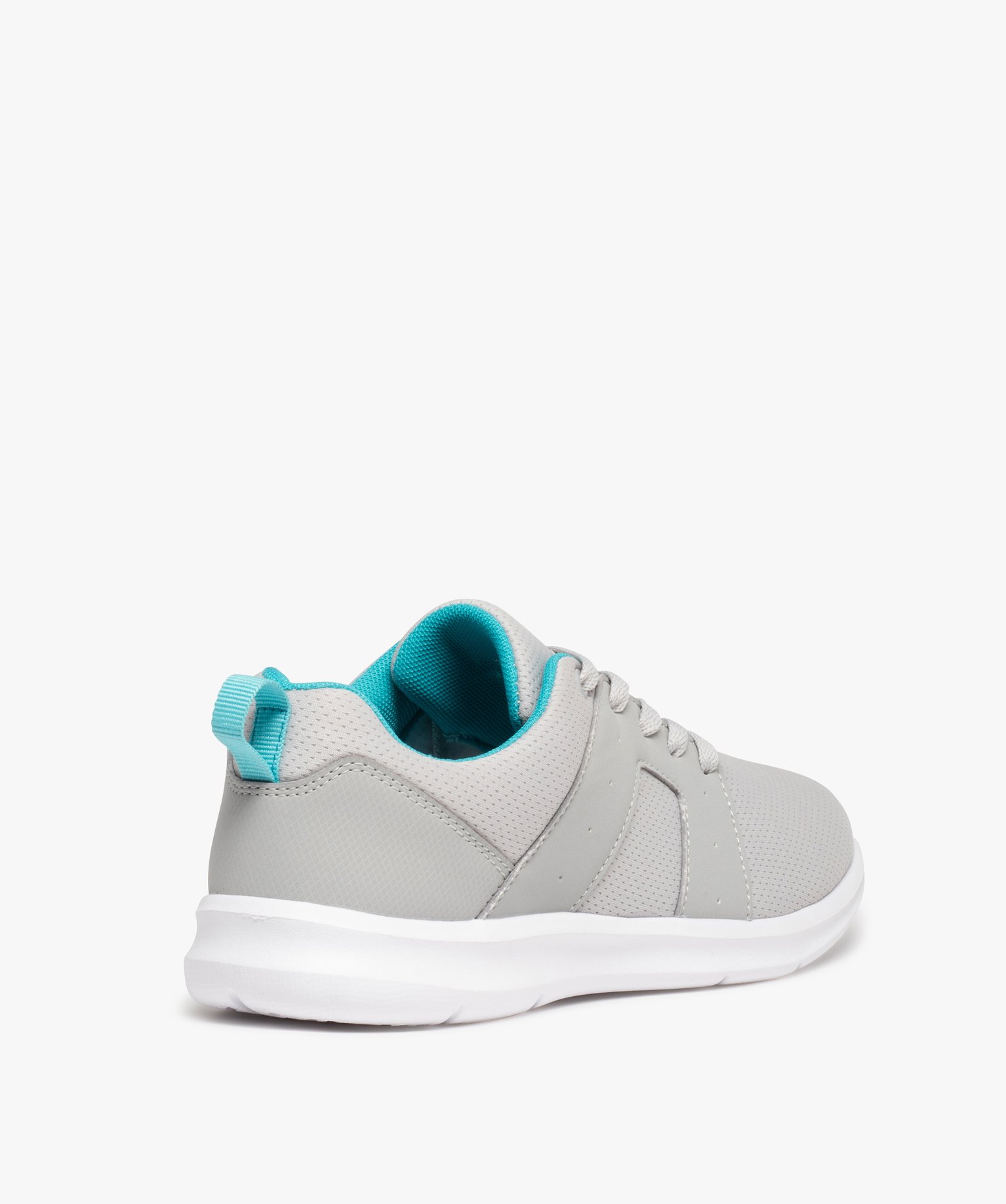 Baskets running en textile uni extralégères femme gris | GEMO