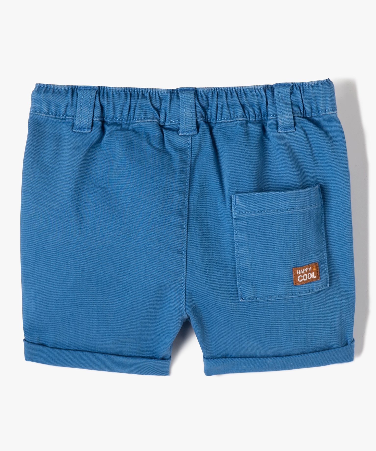Short bébé Garçon en denim coloré bleu | GEMO