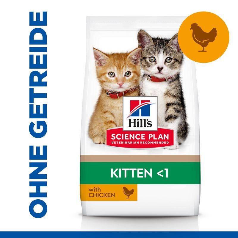 Hill's Trockenfutter Hill's Science Plan No Grain Kitten mit Huhn ohne Getreide 2x1,5 kg