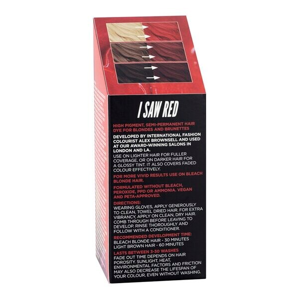 Bleach London I Saw Red féltartós vegán hajfesték 150ml