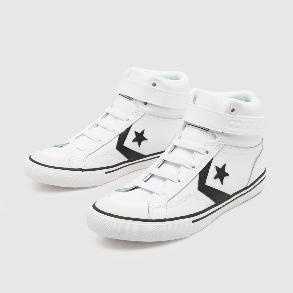 Converse fehér és fekete Pro Blaze ifjúsági edzőcipő