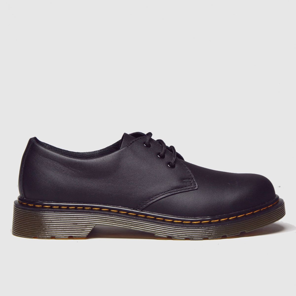 Dr. Martens fekete 1461 fiús ifjúsági cipő