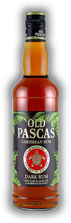 Old Pascas Caribbean Island Dark Rum 37,5% Old Pascas Caribbean Island Dark Rum 37,5%  0,7	 Liter - Vol 37,5%
