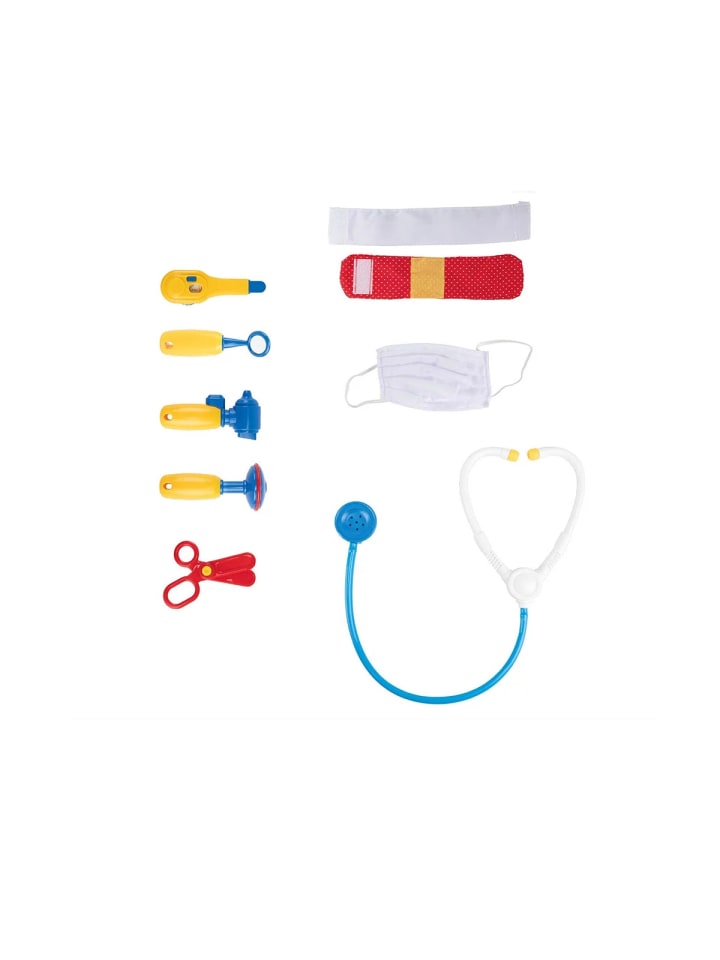 Toi-Toys Doktor Verkleidungsset für Kinder mit Jacke und Zubehör 10teilig in mehrfarbig günstig kaufen onesize