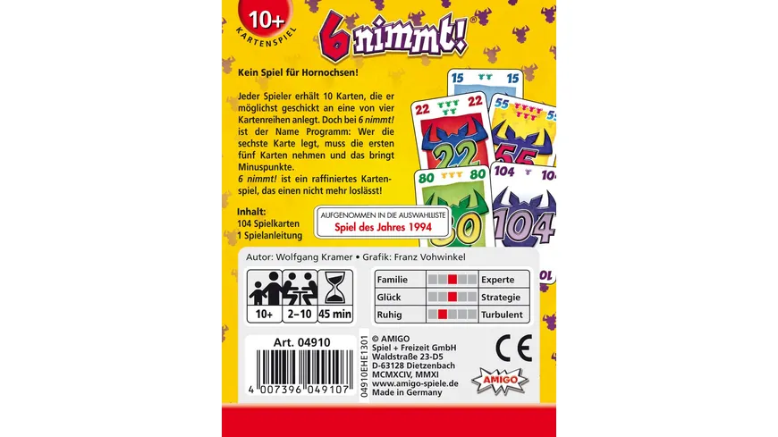 Amigo Spiele - 6 nimmt!