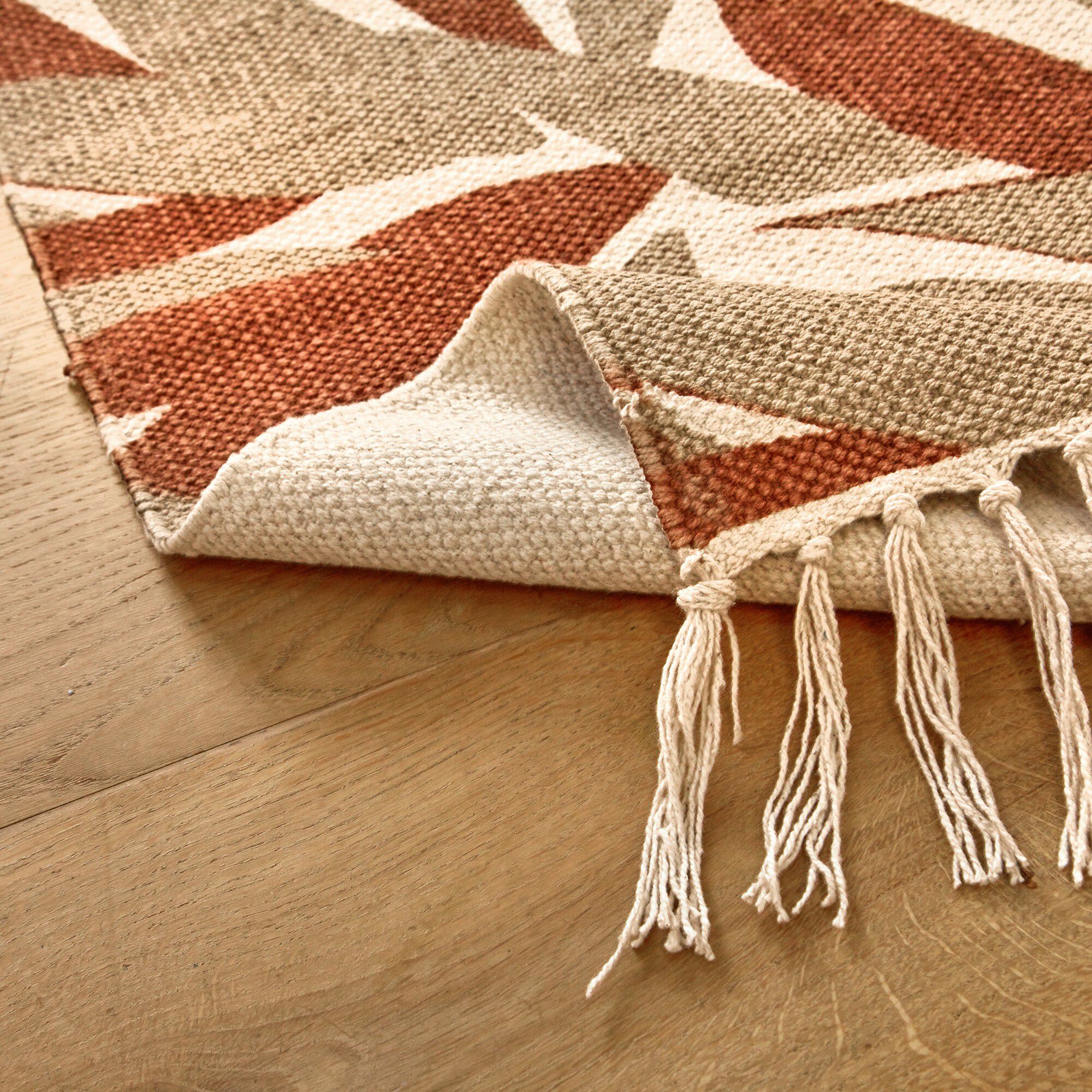 Tapis tissé grand format imprimé jungle