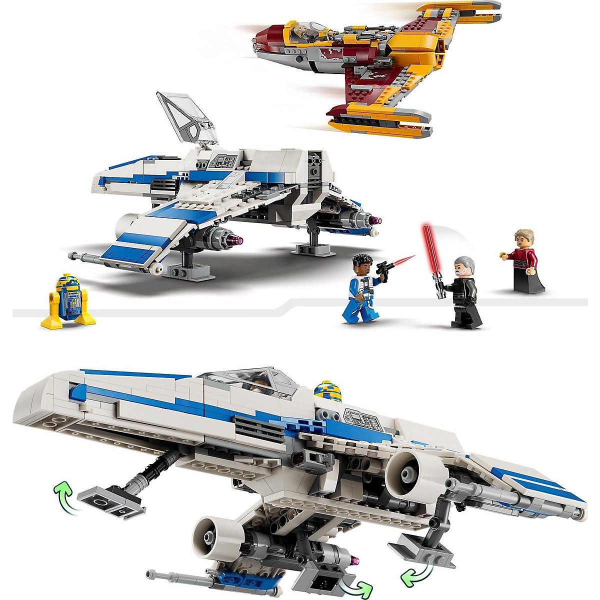 LEGO® Star Wars 75364 New Republic E-Wing vs. Shin Hatis Starfighter