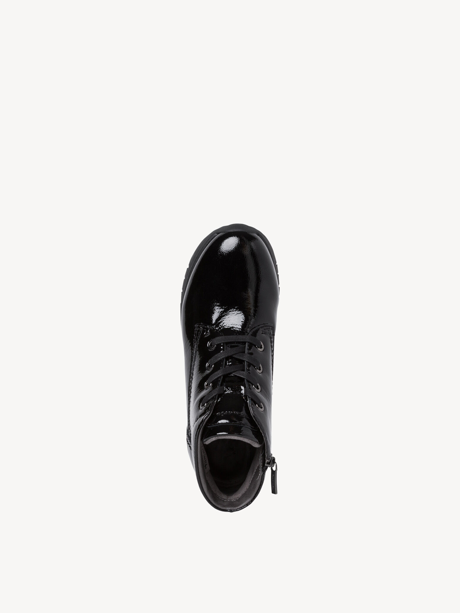 Bottine en cuir - noir