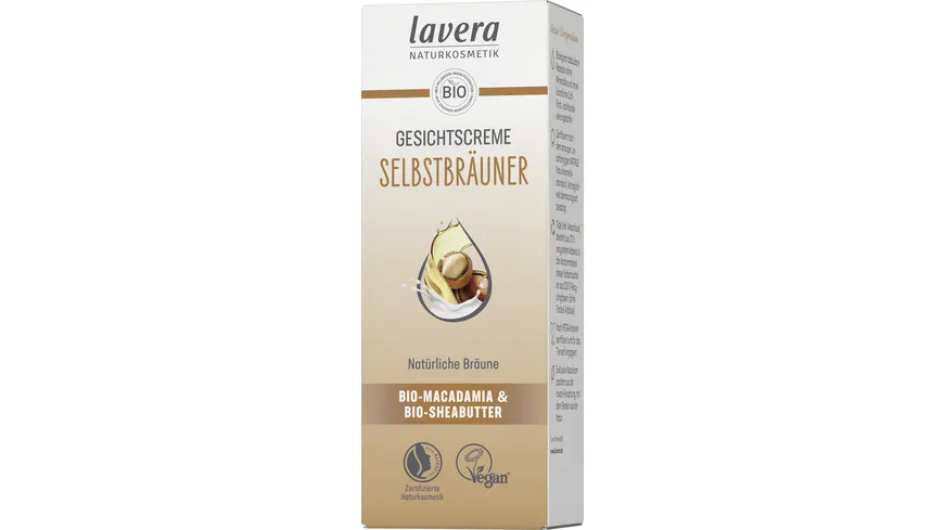 lavera Selbstbräunungscreme Gesicht 50 ml