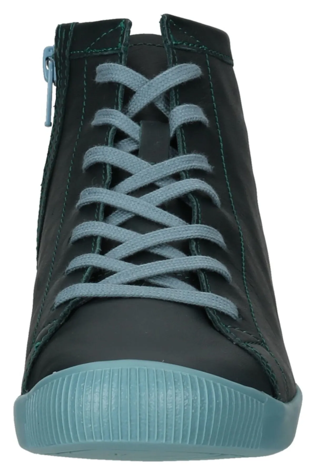 Softinos  Stiefelette - Grün - Flacher Absatz