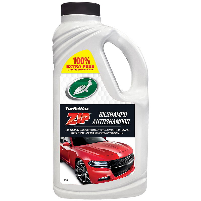 Turtle Bilshampo 1 l zip, Turtle Wax