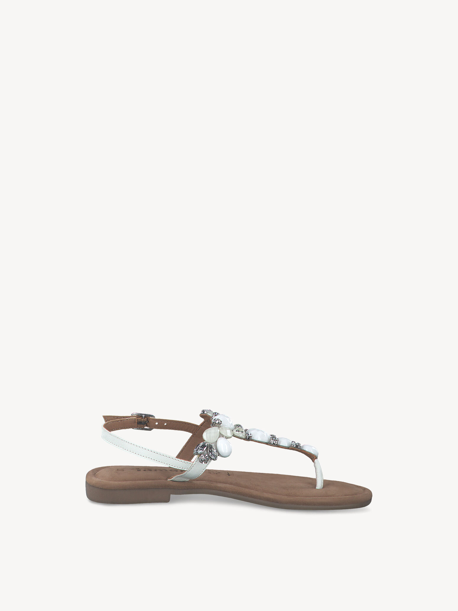 Sandale en cuir - blanc