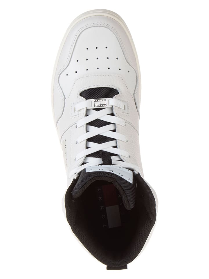 Tommy Hilfiger Shoes Leder-Sneakers in Creme günstig kaufen 40