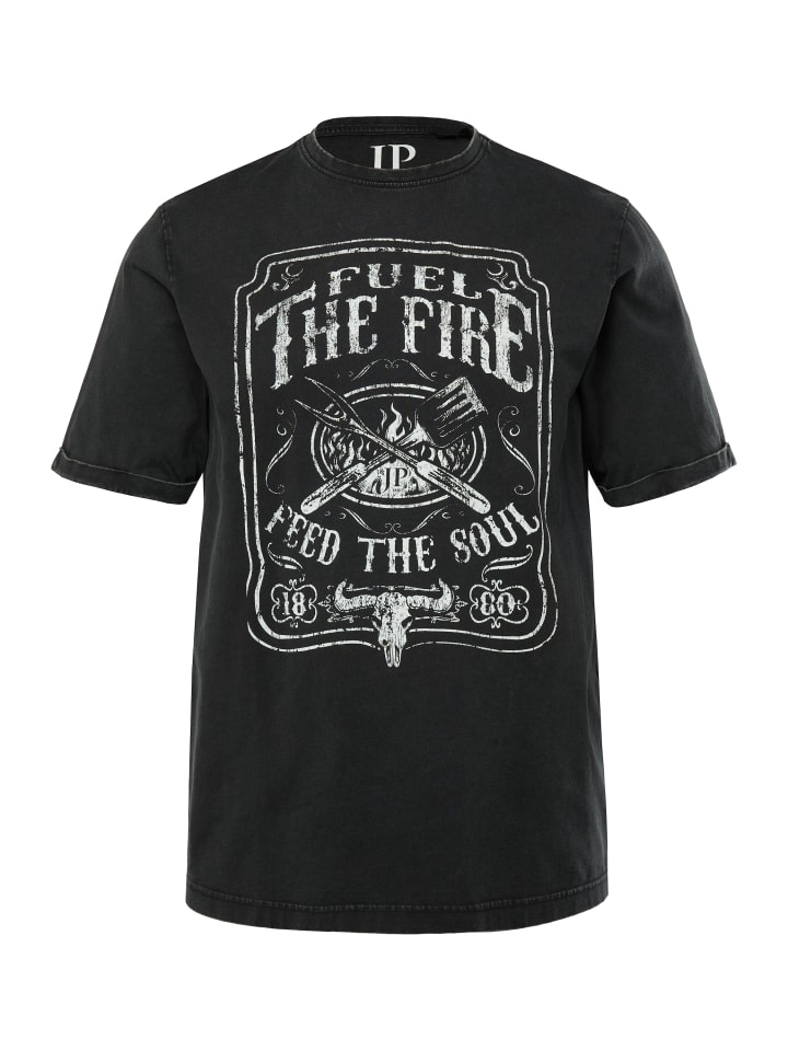 JP1880 Kurzarm T-Shirt in schwarz günstig kaufen
