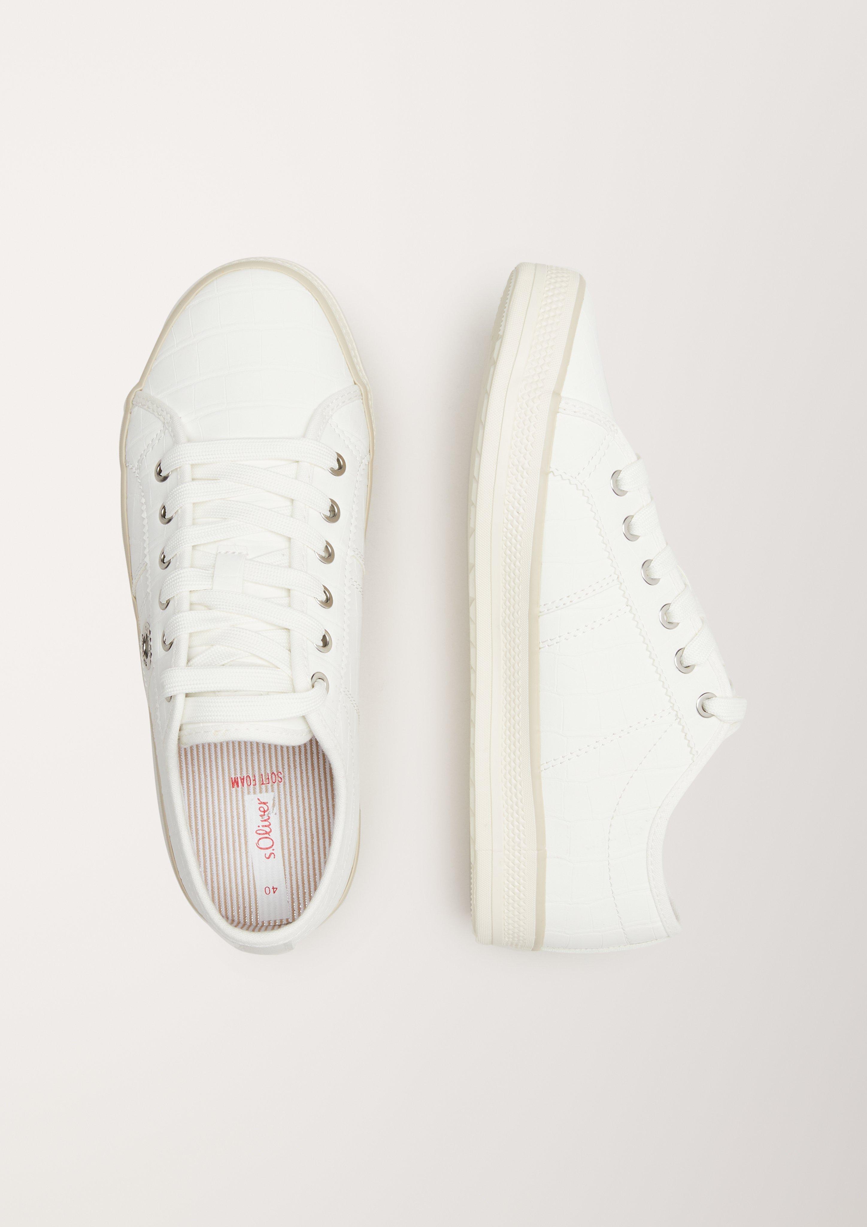 Sneaker in Reptilleder-Optik  6005172-100