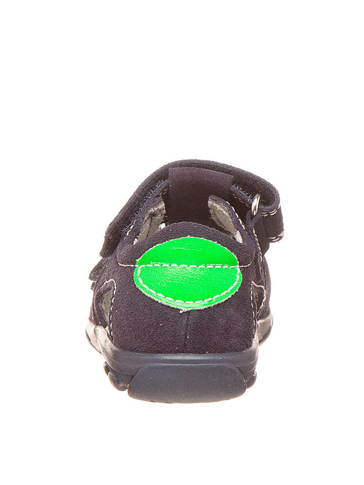 Richter Shoes Leder-Halbsandalen in Dunkelblau günstig kaufen 26
