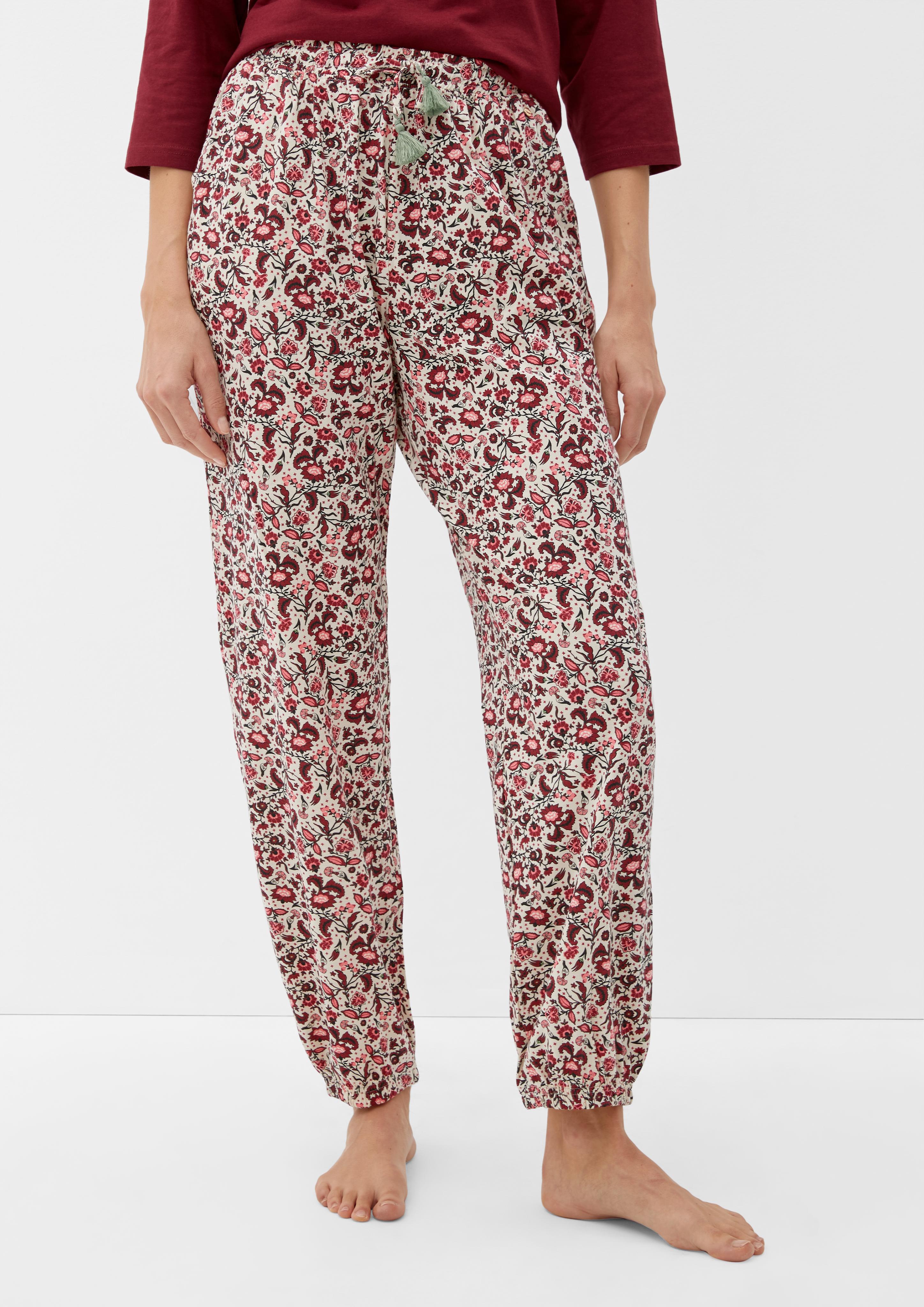 Pyjamahose mit Alloverprint  6008002-02A3