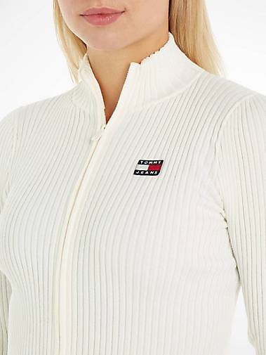 TOMMY-JEANS Damen Sweatjacke verkürzt