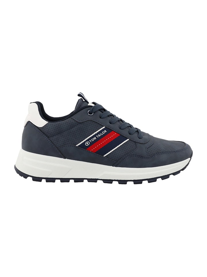 Tom Tailor Sneakers in Dunkelblau/ Weiß/ Rot günstig kaufen