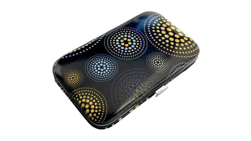 Rahmenmaniküre Etui, 6-teilig, Blau & Gold Blau & Gold