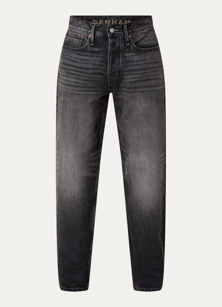 Blugi Jean Denham Rag tapered, culoare spălată