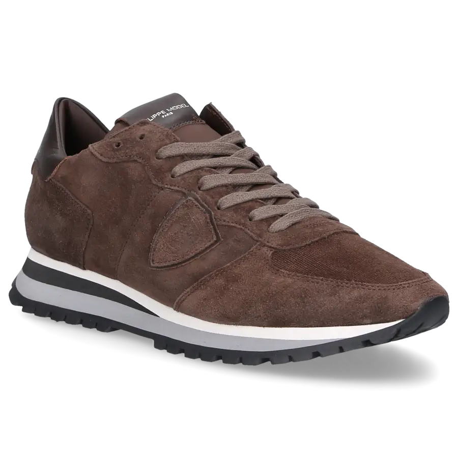 Philippe Model - Sneaker low TZLU Veloursleder - braun
