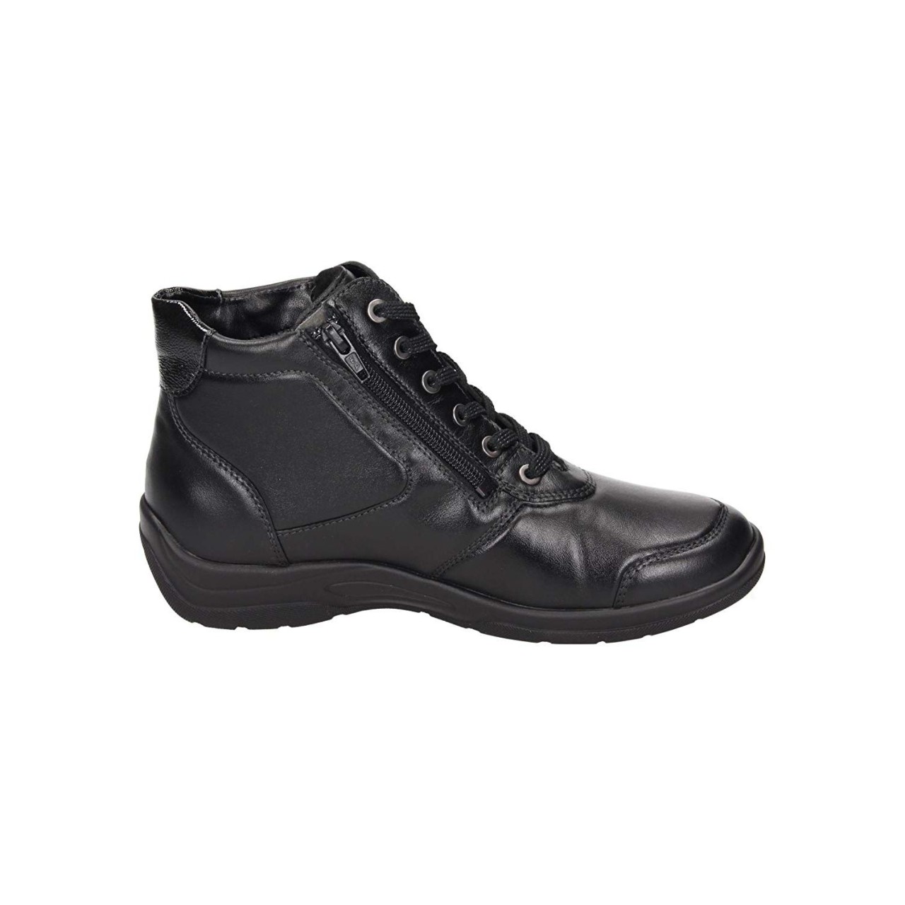 WALDLÄUFER Schnür-Stiefeletten schwarz