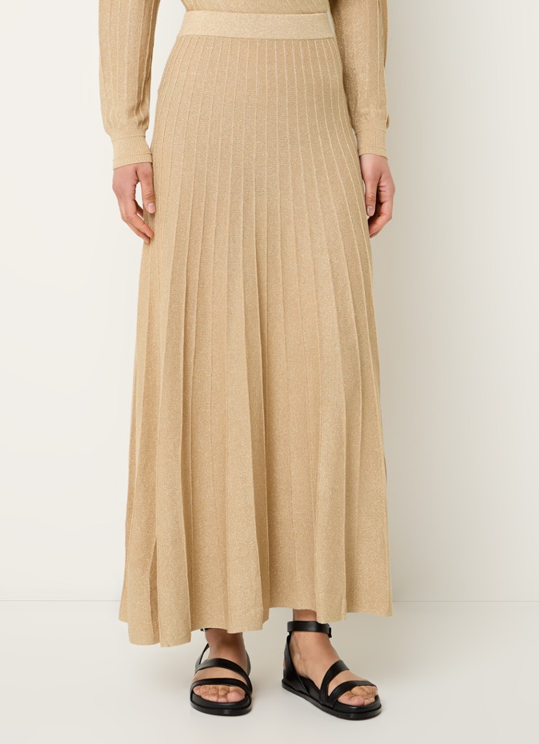 Saia maxi Brycey da ba&sh com pregas e lurex