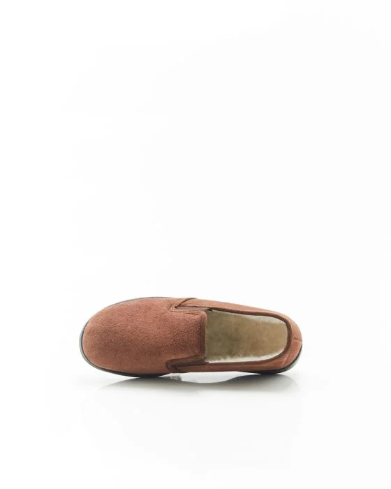 Pantoufles fourrées pure laine