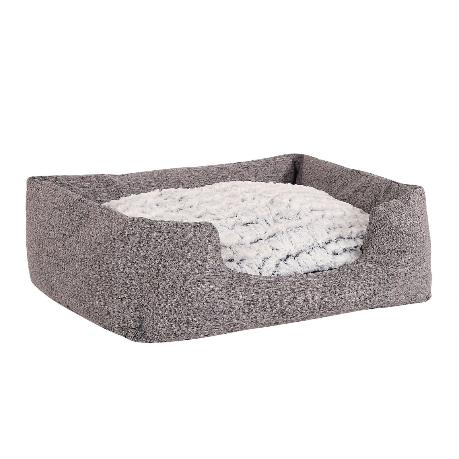 Lionto Hundebetten Lionto Hundebett mit Wendekissen meliert grau M