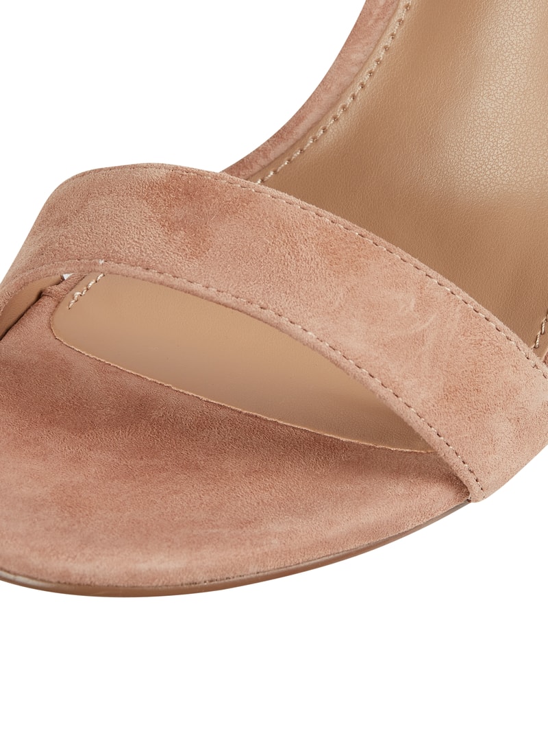 Sandalette aus Veloursleder Modell 'Carrson' in sand