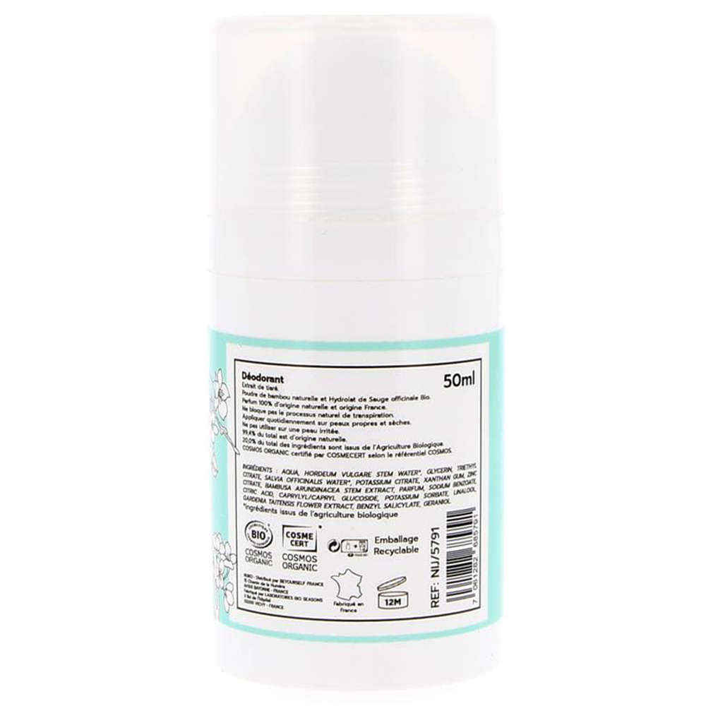 nijiko Déodorant Bio à la Fleur de Tiaré Déodorant
