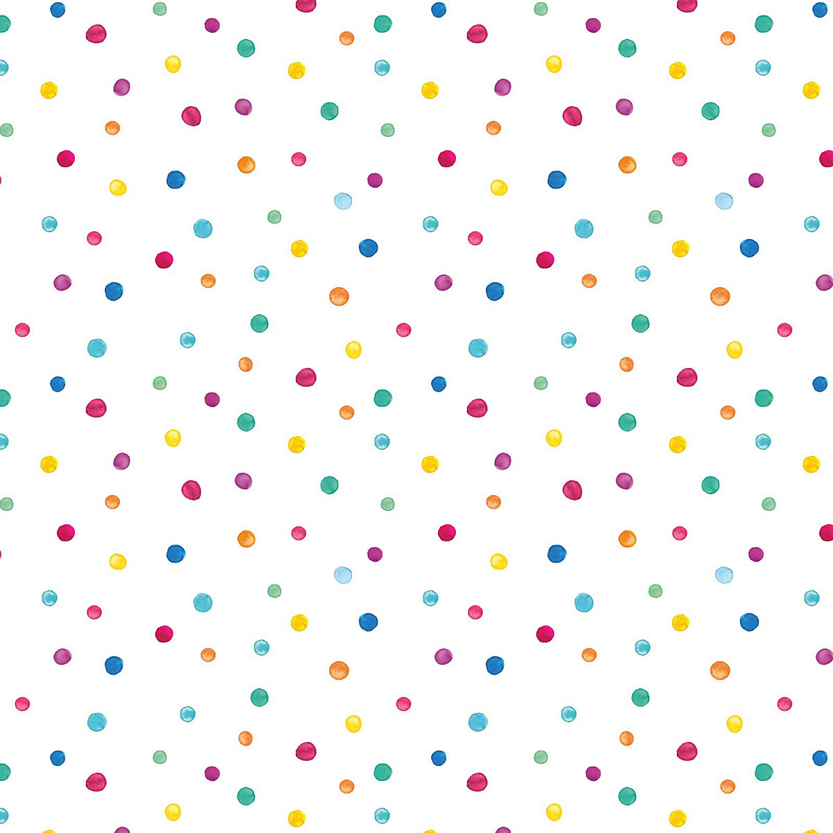 Geschenkpapier 5 Bögen Punkte Dots bunt  – 1,60€/qm Größe: - 84,1 x 59,4 cm Geschenkpapier