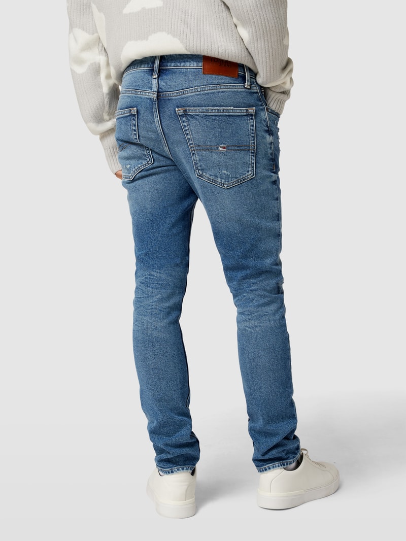 Slim Fit Jeans mit 5-Pocket-Design Modell 'SCANTON' in jeans