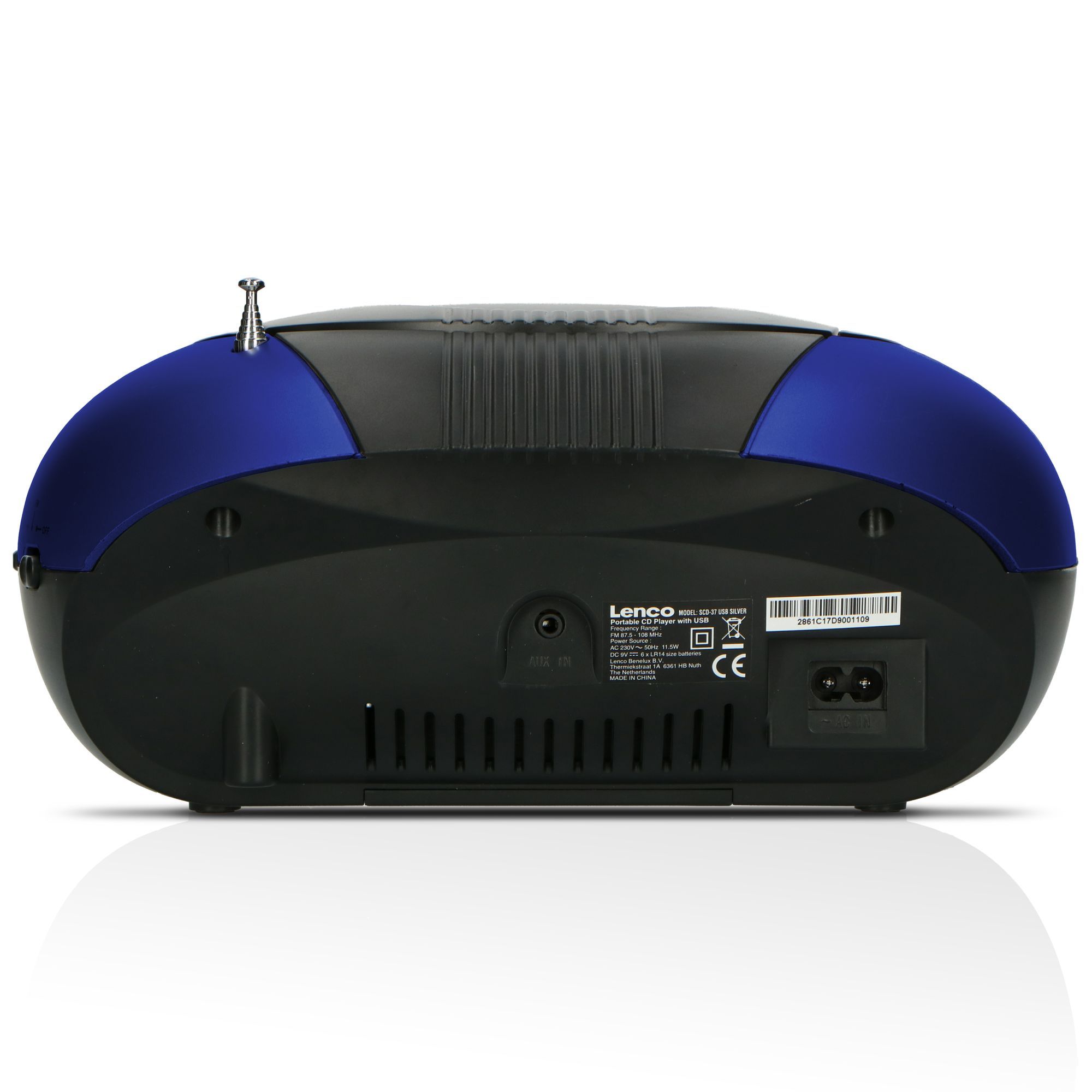 Lenco SCD-37 USB Tragbares FM-Radio