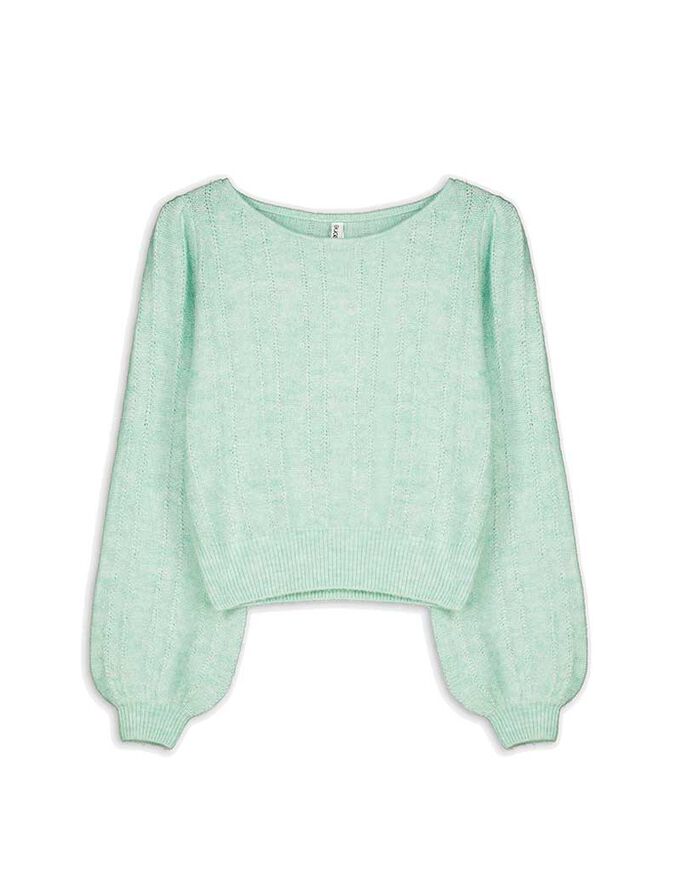 Strickpullover - Puffärmel