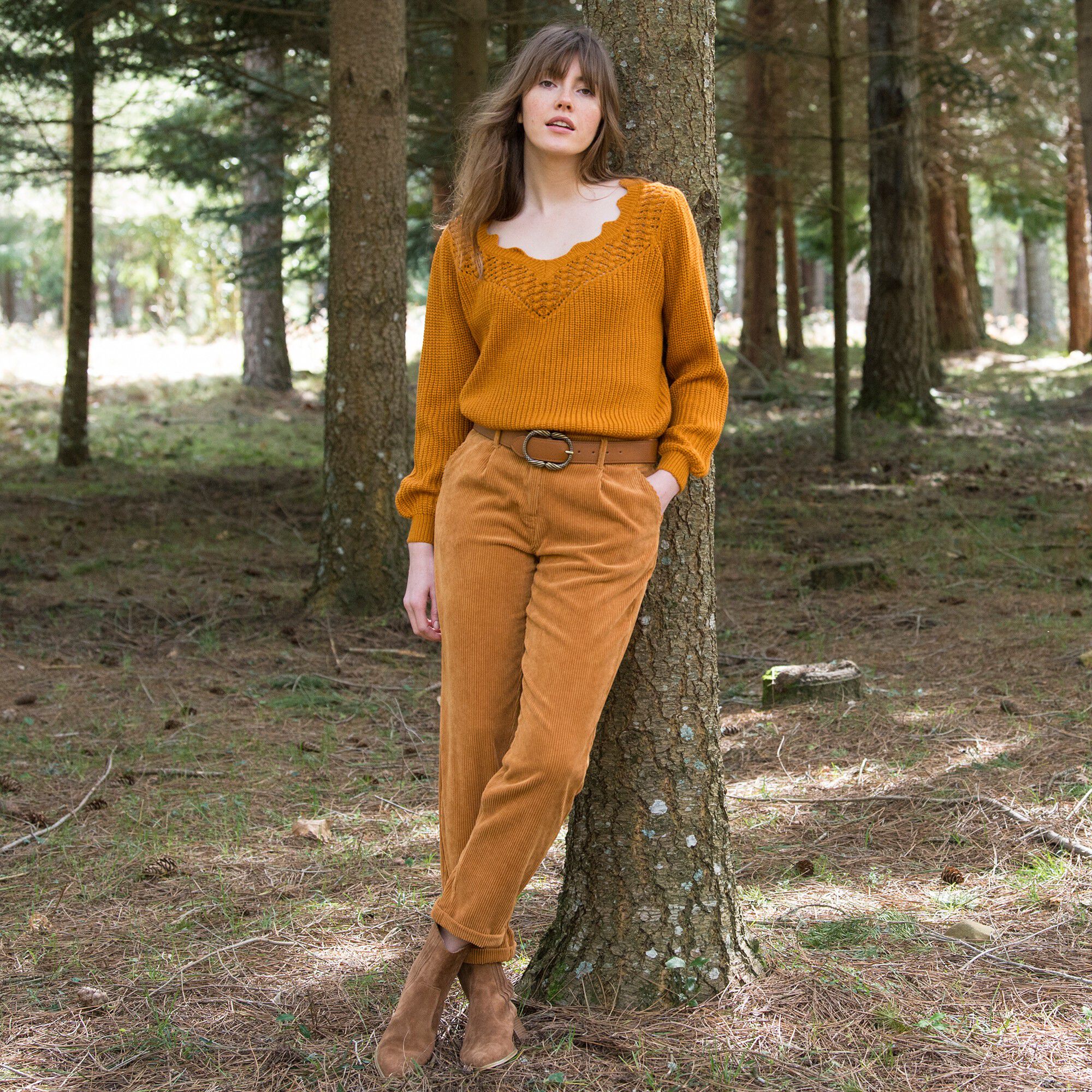 Pantalon 7/8ème, velours