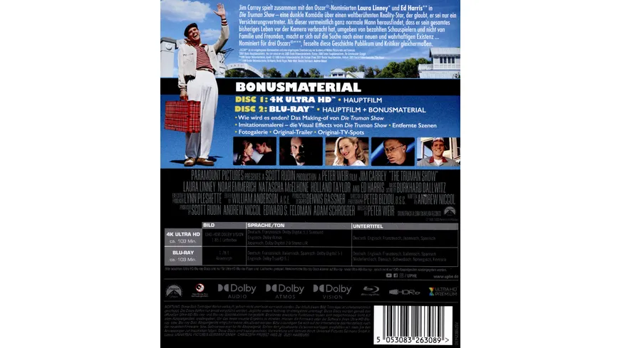 Die Truman Show  (+ Blu-ray)