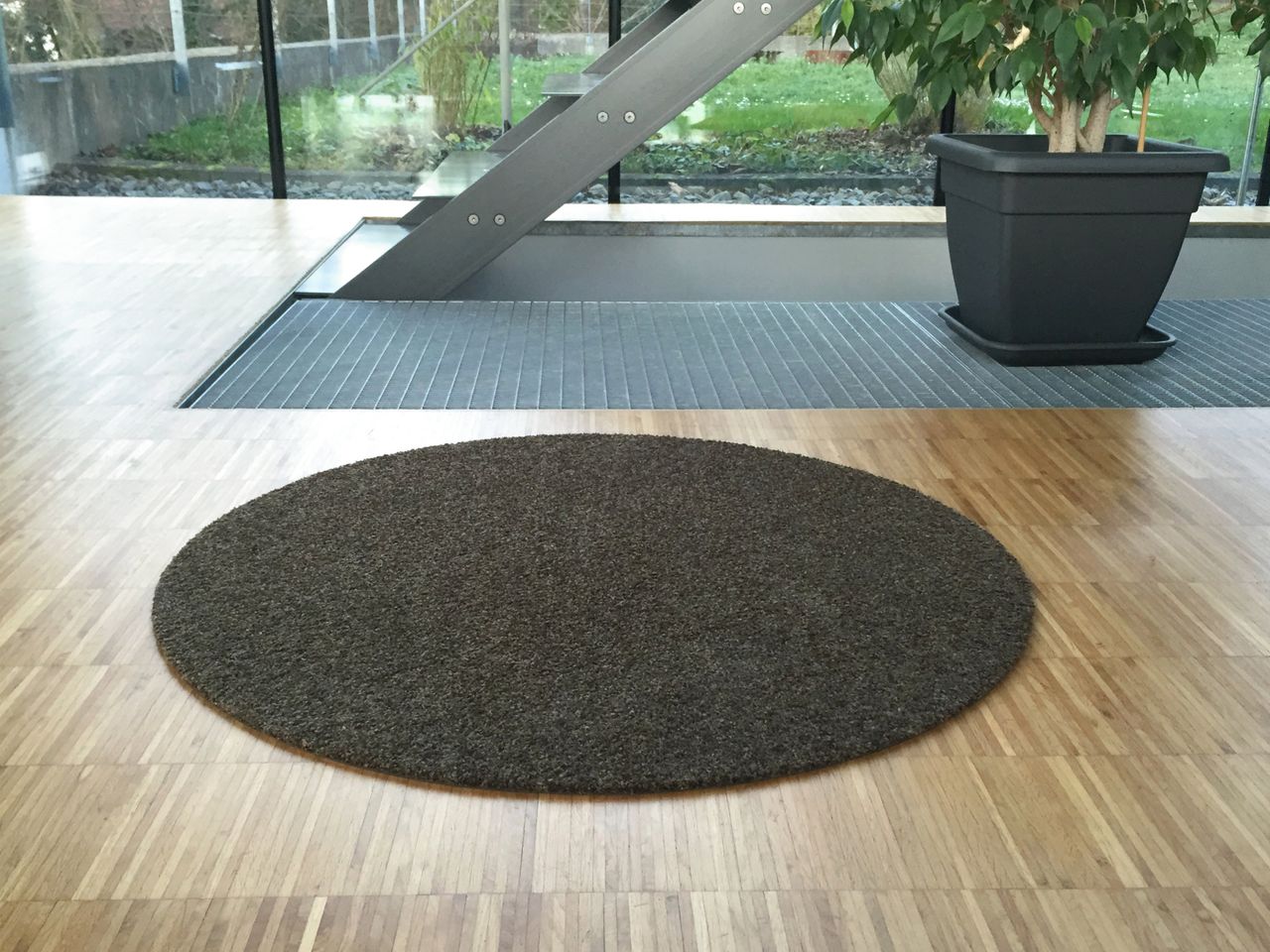 Keilbach Designprodukte Keilbach Schuhabstreifer, ⌀ 85,0 cm, braun