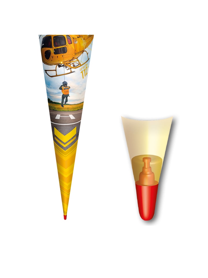 ROTH Schultüte groß Helikopter 70 cm in Gelb günstig kaufen onesize