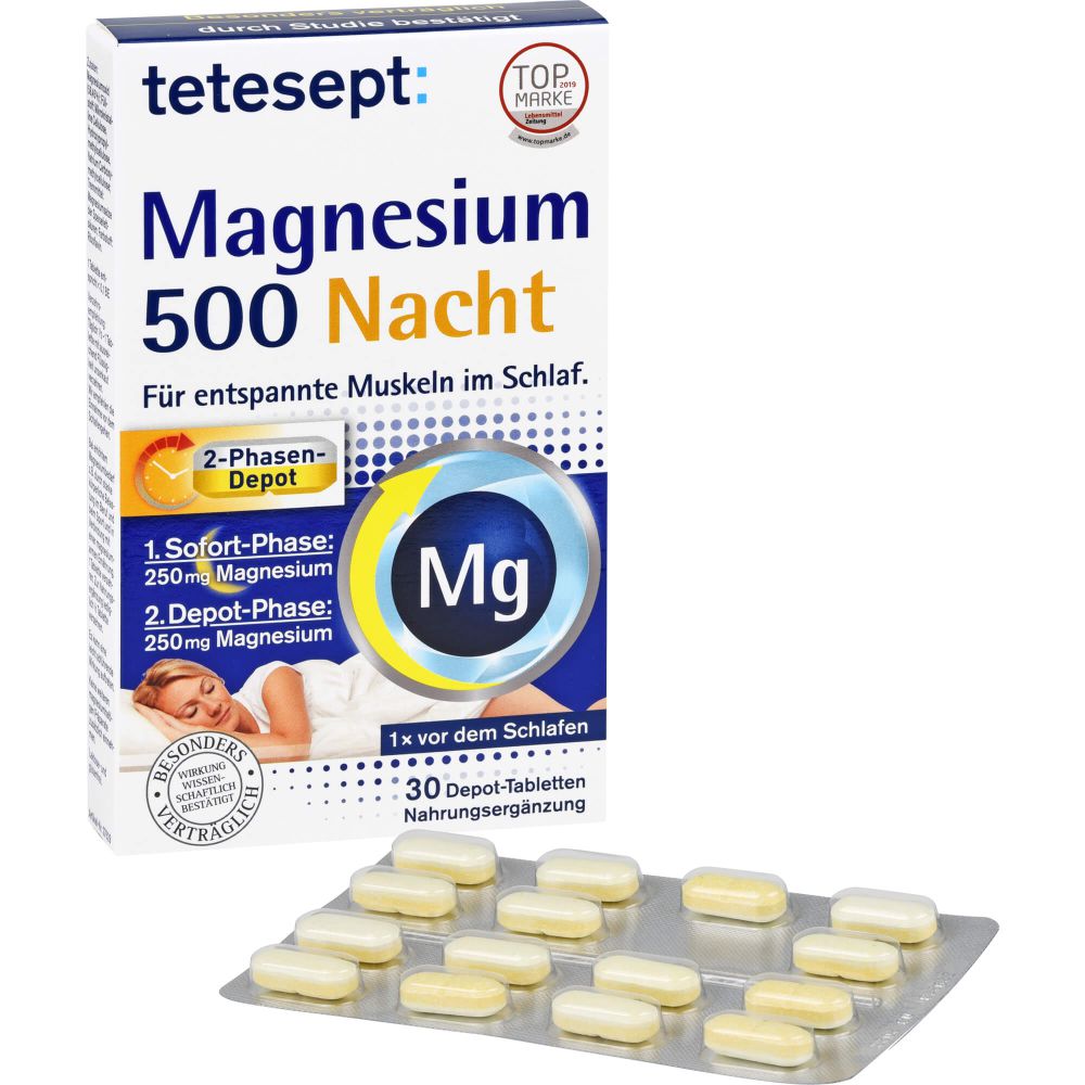 Magnesium 500 Nacht Tabletten
