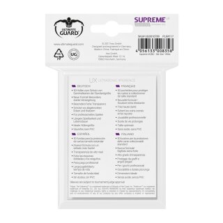 Supreme UX Sleeves Standard Size Weiß (50)