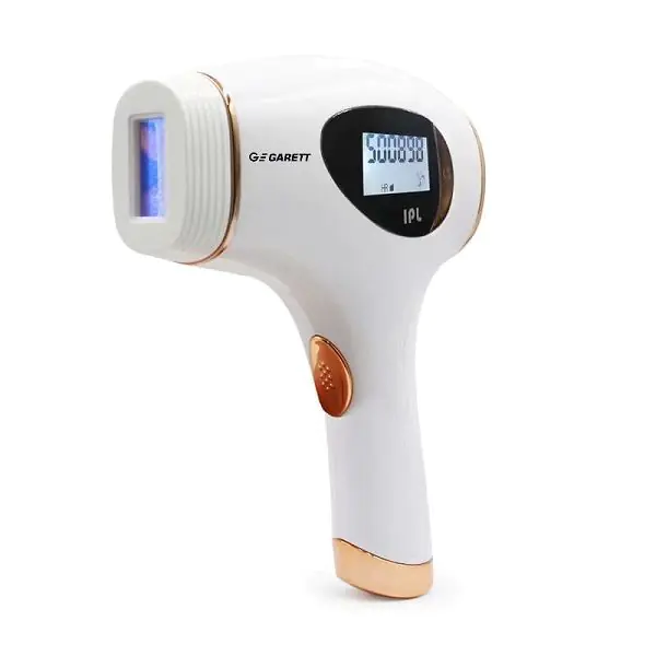 Αποτριχωτική Μηχανή Garett Beauty Flash IPL Λευκή και Χρυσή